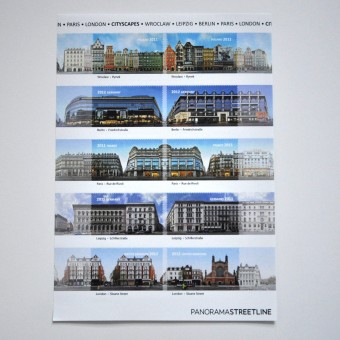 Briefmarken CityScapes - Berlin Leipzig London Paris Wroclaw