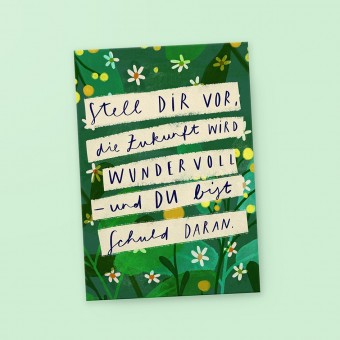 franzizo Postkarte »Stell dir vor«
