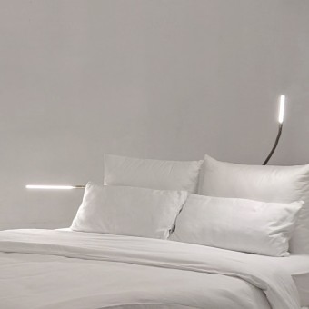 Leseleuchte für das Architektenbett