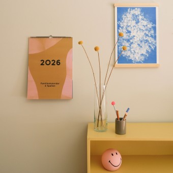 tinyday . Familienkalender 2026 A3 | 2 – 6 Spalten wählbar | Familienplaner Wandkalender | Recyclingpapier | Familien-Organizer