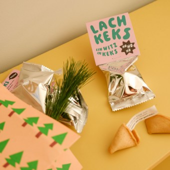 Lachkeks | Ein weihnachtlicher Witz im Keks | 24 Stück | Adventskalender | tinyday