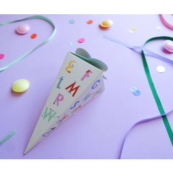 tinyday - Mini-Schultüte | zum Selberbefüllen - Geschenk zur Einschulung