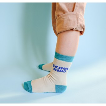 tinyday - Schulkind-Socken | blau - Kindersocken - Einschulung