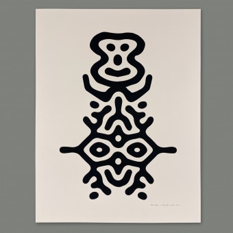 Print now - Riot later ● Totem IV - Handsiebdruck