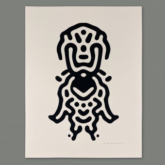 Print now - Riot later ● Totem V - Handsiebdruck