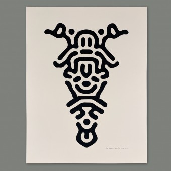 Print now - Riot later ● Totem VI - Handsiebdruck