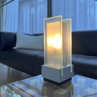 Keilbach Tischleuchte "twix", 8 x 8 x 20 cm, incl. LED Leuchtmittel, CE-geprüft