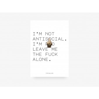 typealive / Pin / Antisocial