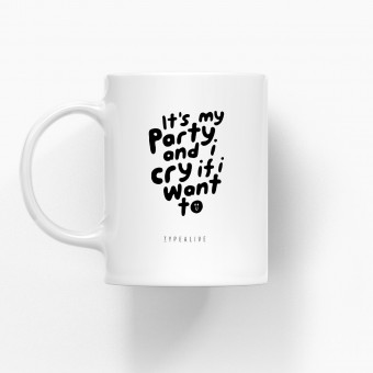 typealive / Tasse aus Keramik / It's My Party