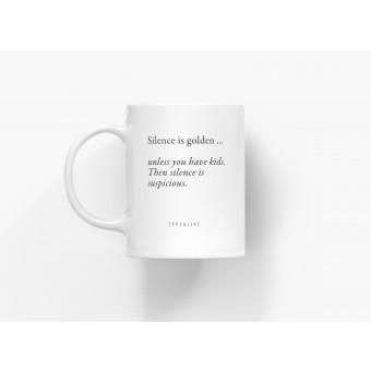 typealive / Tasse aus Keramik / Silence