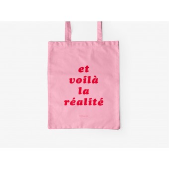 typealive / Baumwolltasche / Réalité / Pink