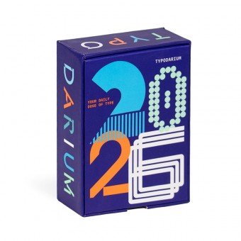 Typodarium 2026 (Tagesabreißkalender)