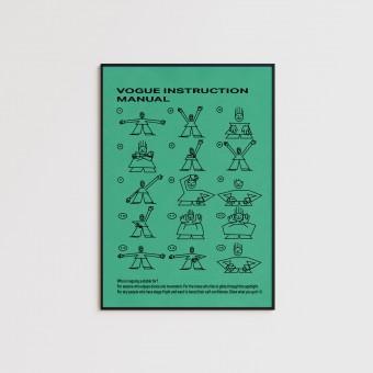 Girls in Motion VOGUE Poster Print A2