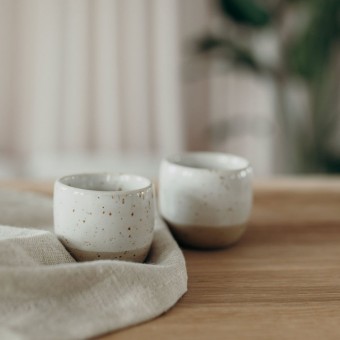 Set aus 2 Espressobechern - handgetöpfert | Töpferei am Wald