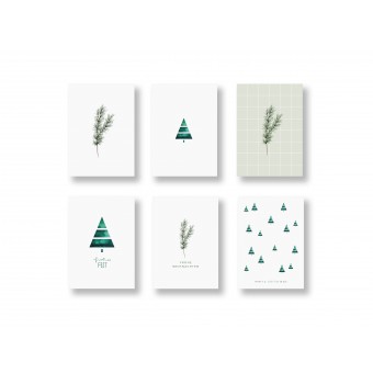 Weihnachtskarte Set 1 - SANS.