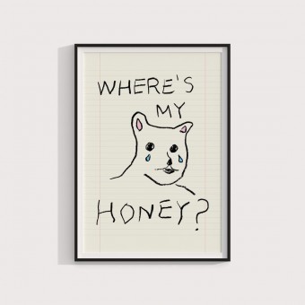 Where is my honey – Print von Lavanda Posters