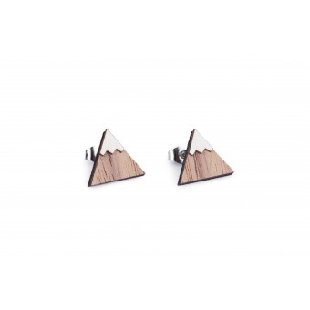 BeWooden Ohrringe aus Holz "Whill" - Ohrstecker mit Motiv Dreieck