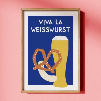 vonsusi - Poster "Viva la Weisswurst"