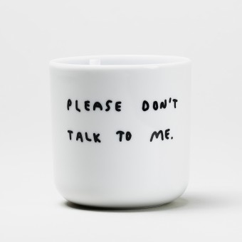 PLEASE DON'T TALK TO ME Glas – yahya studio, johanna schwarzer