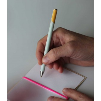 ZURÜCK Stift aus Verschnittresten mit Etui