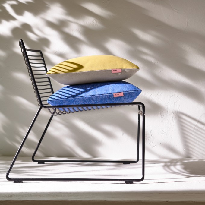 hum Patio Outdoor-Kissen zweifarbig 50x70cm