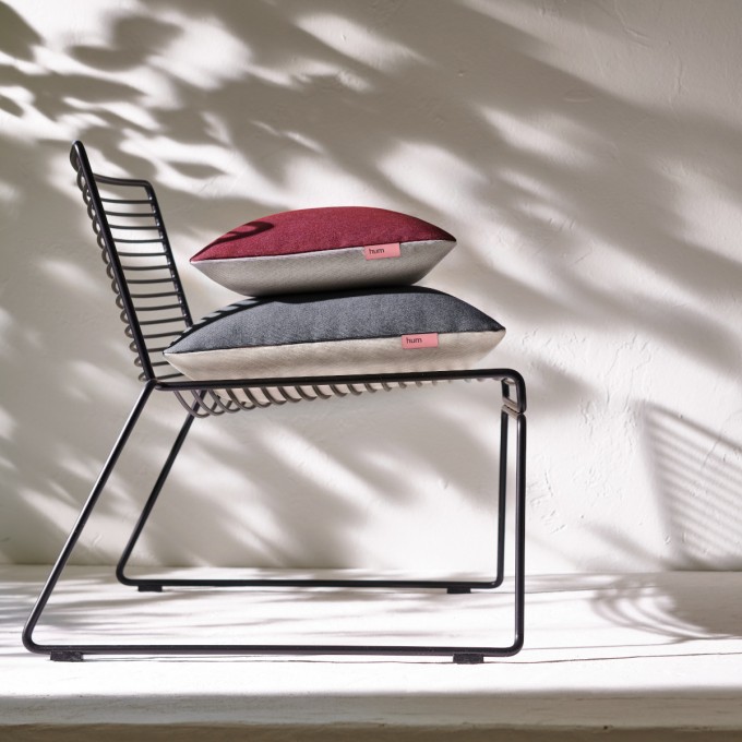 hum Patio Outdoor-Kissen zweifarbig 40x60cm