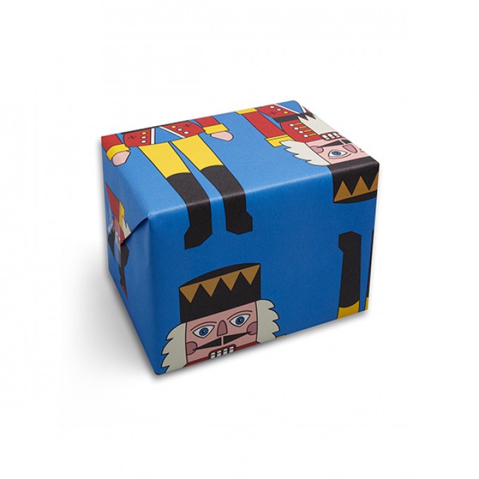 redfries wrap nutcracker – 6 Bögen Geschenkpapier Weihnachten