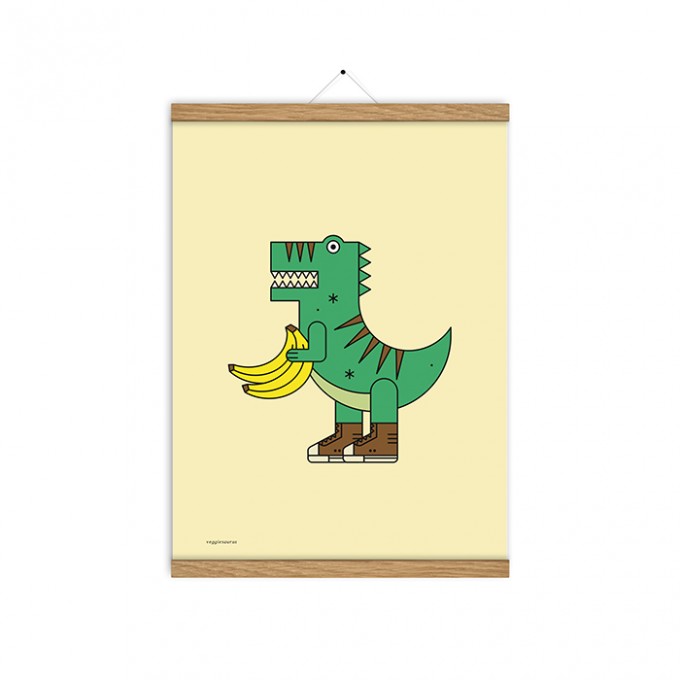 redfries veggiesaurus a3 – Kunstdruck DIN A3