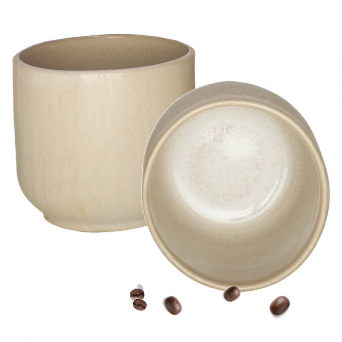 Lys Keramik Becher 300 ml, 2er-Set – handgemacht in Portugal – Salty Mind