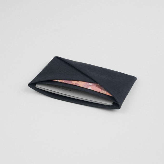VANOOK Card Case Horizontal / Charcoal