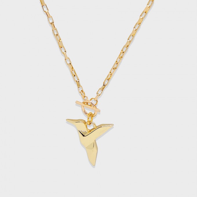 Valerie Chic - Origami 3D Kolibri Vintage Kette