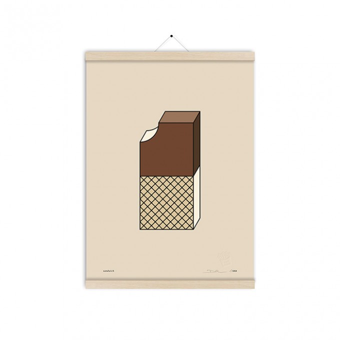 redfries sandwich a3 – Kunstdruck DIN A3