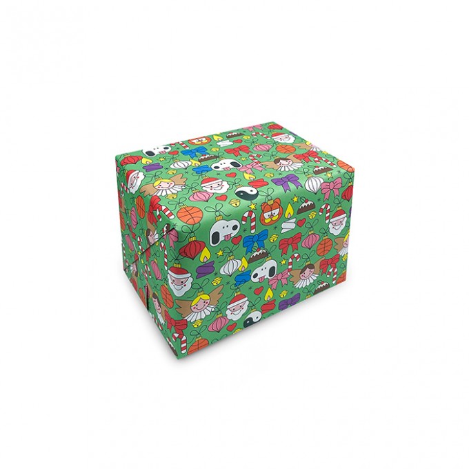 redfries wrap christmas chaos – 6 Bögen Geschenkpapier