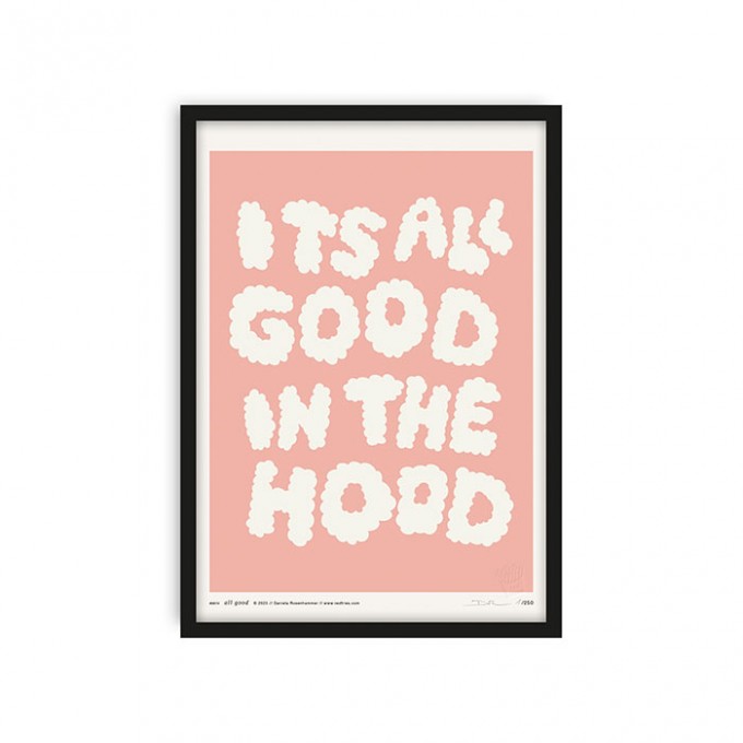 redfries all good rose – Kunstdruck DIN A4