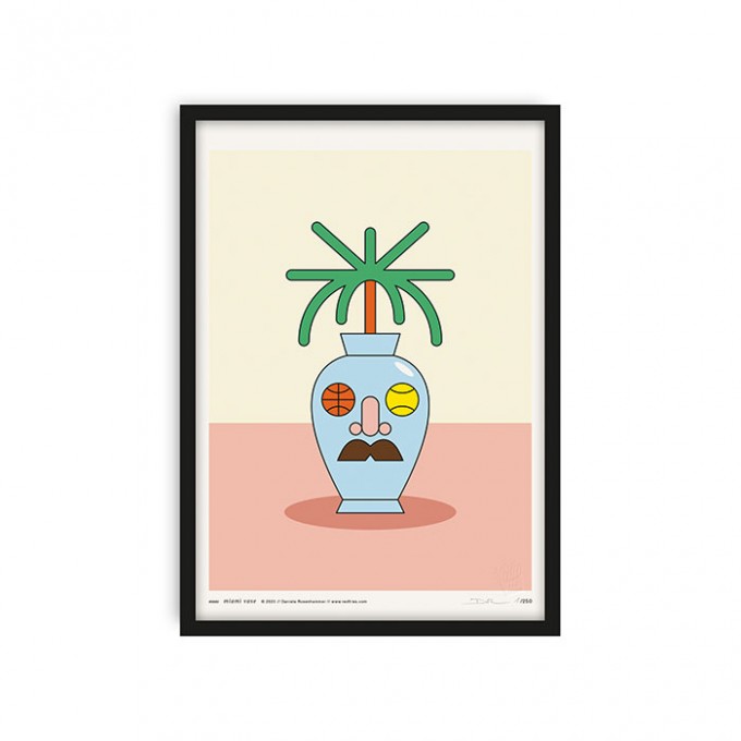 redfries miami vase – Kunstdruck DIN A4