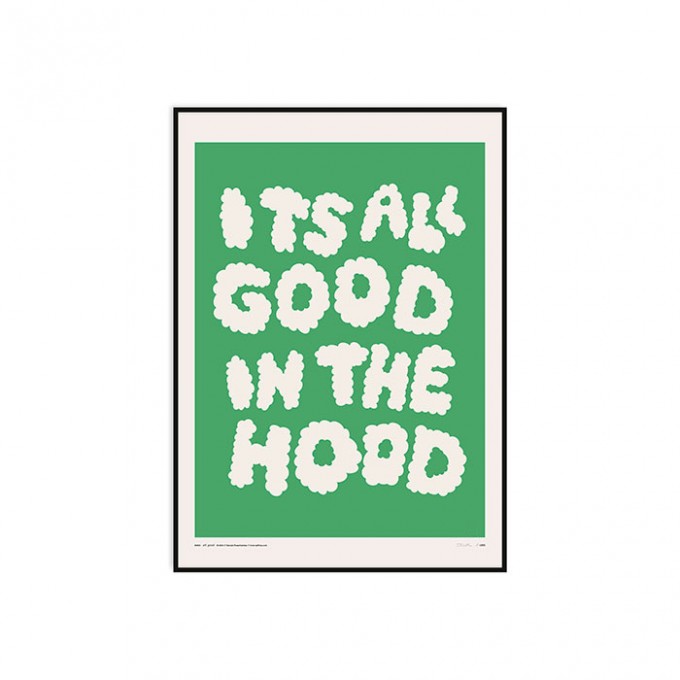 redfries all good green – Kunstdruck DIN B2