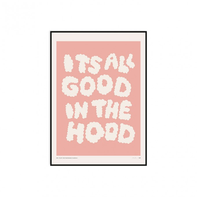 redfries all good rose – Kunstdruck DIN B2