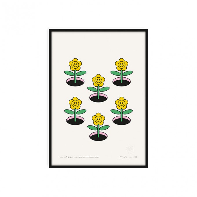 redfries smile garden a3 – Kunstdruck DIN A3