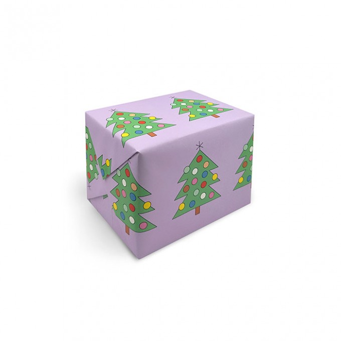redfries wrap decorated tree – 6 Bögen Geschenkpapier
