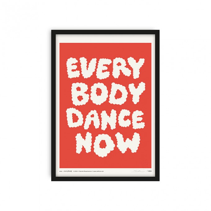 redfries everybody red – Kunstdruck DIN A4