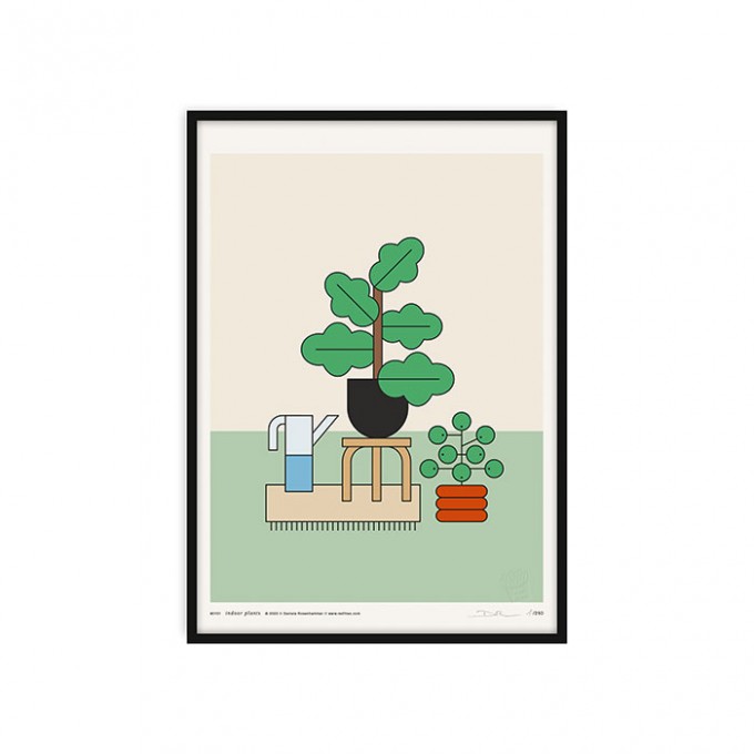 redfries indoor plants a3 – Kunstdruck DIN A3