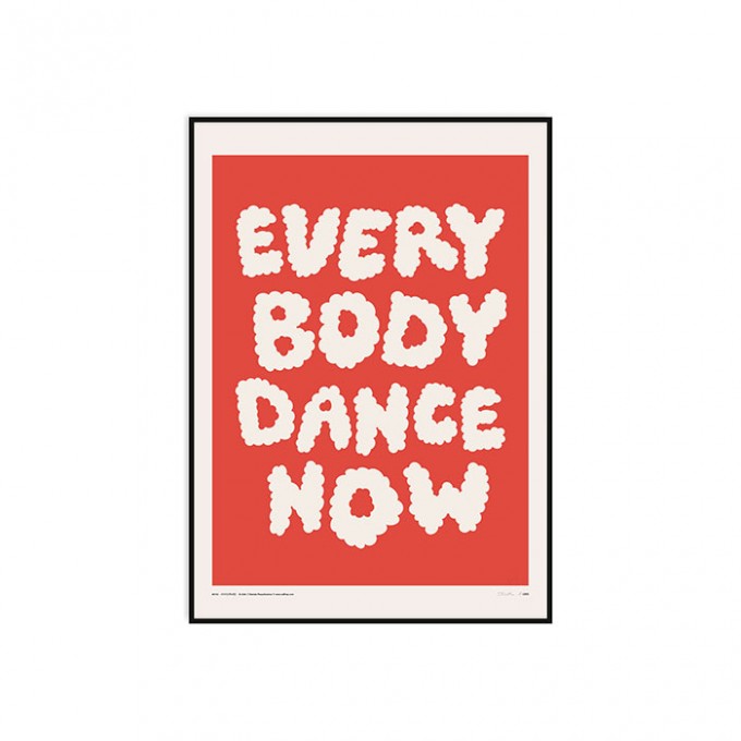 redfries everybody red b2 – Kunstdruck DIN B2