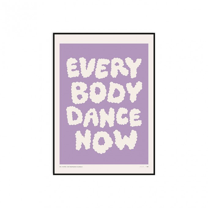 redfries everybody lilac b2 – Kunstdruck DIN B2