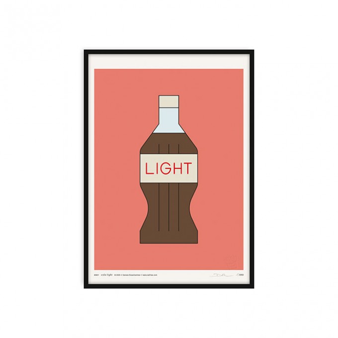 redfries cola light – Kunstdruck DIN A3