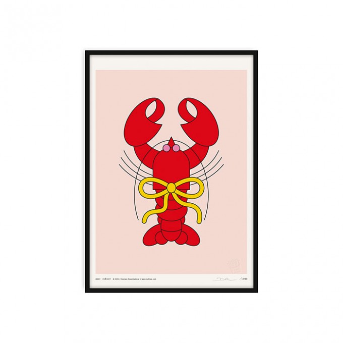 redfries lobster – Kunstdruck DIN A3