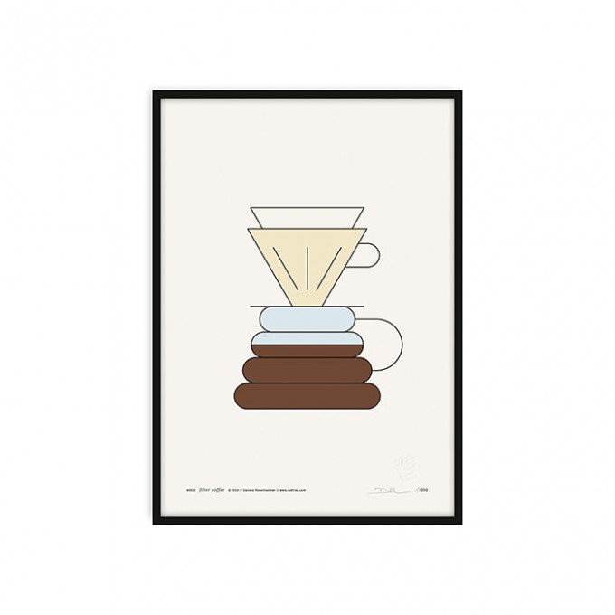 redfries filter coffee – Kunstdruck DIN A3