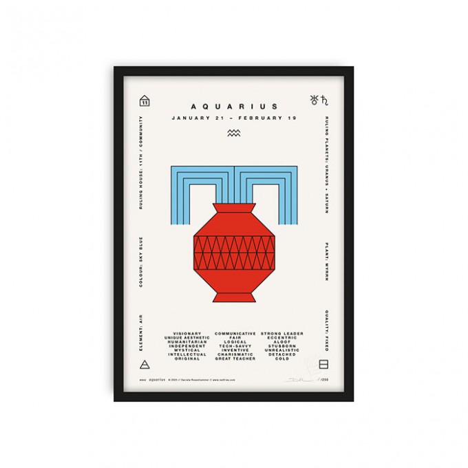 redfries aquarius a4 – Kunstdruck DIN A4