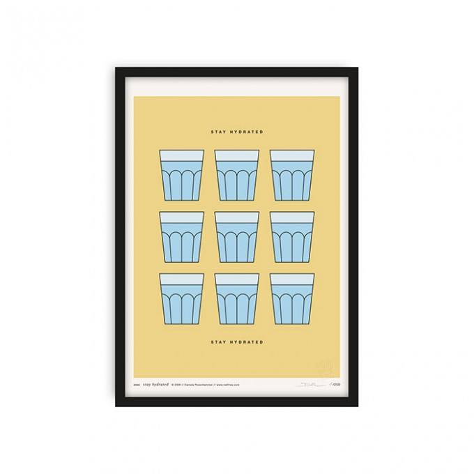 redfries stay hydrated – Kunstdruck DIN A4