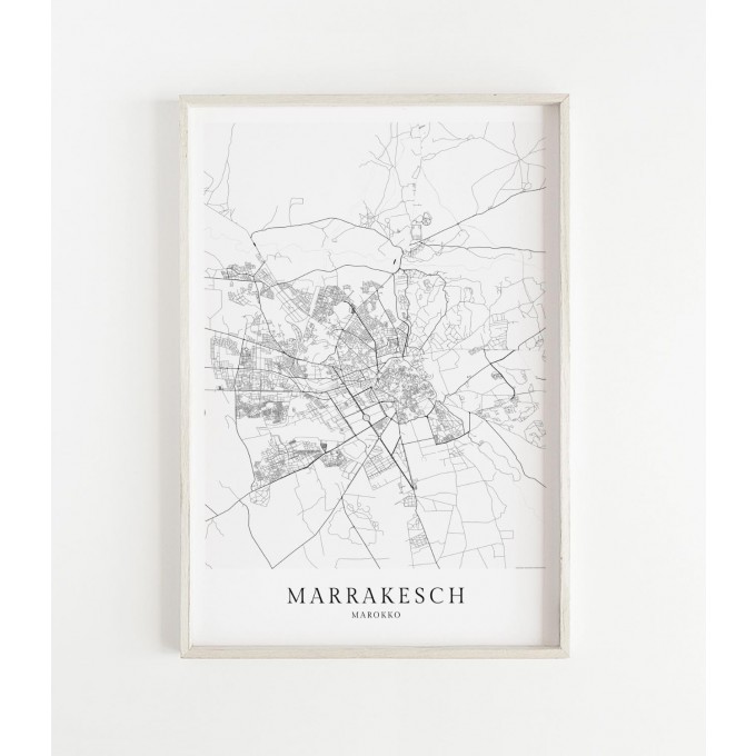 MARRAKESCH Print im skandinavischen Stil von Skanemarie 