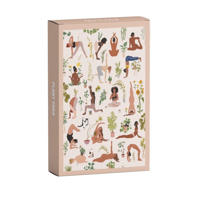 Piecely Plant Yoga Minipuzzle, 99 Teile